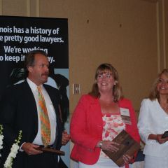 Board of Governors Award recipients Robert Hanaford, Karen Enright, Michele Jochner