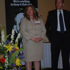 ISBA Young Lawyer of the Year Award winners Elizabeth Nicole Wisley Carrion and Sean Wieber