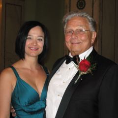 Summer Soiree co-chair Adela Lucchesi with ISBA President Jack Carey