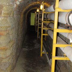 Old prisoner tunnel - now leads to boiler room