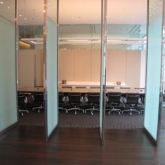 The 6th floor conference room (glass doors close at the push of a button).