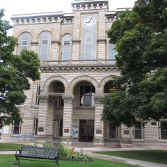 The La Salle County Courthouse was finished in 1883.
