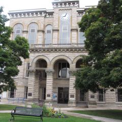 The La Salle County Courthouse was finished in 1883.