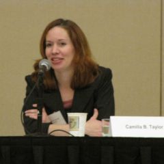 Panelist Camilla Taylor of Lambda Legal