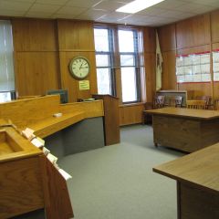 Smaller courtroom