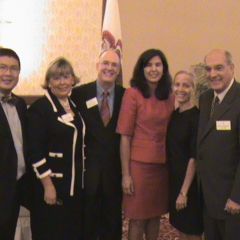 Attendees of the Peoria County Bar Association's Diversity Luncheon on Sept. 21 included (from left to right): John K. Kim, Chairman, PCBA Diversity Committee, Paula Hudson Holderman, ISBA Board of Governors members, John Thies, ISBA 3rd Vice President; Anita Alvarez, Cook County State's Attorney; Elizabeth Jensen, ISBA Board of Governors Member and Mark Hassakis, ISBA 1st Vice President. 