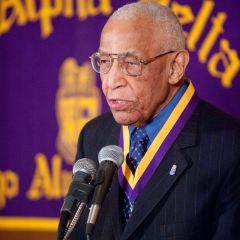 Judge Leighton delivers remarks as part of the Chapter's Distinguished Lecture Series.