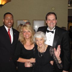 John Marshall Professor Sam Jones, Board of Governors honoree Michele Jochner and her mother, John Marshall Professor Mark Wojcik