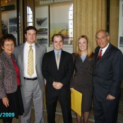 Justice Garman, Kevin Markes, Patrick Schuette, Michelle Clatfelter, ISBA President Elect Mark Hassakis
