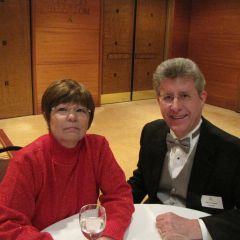 ISBA Board of Governors member Carl Draper and his wife, Deanna Alexander, enjoy the Opening Reception.