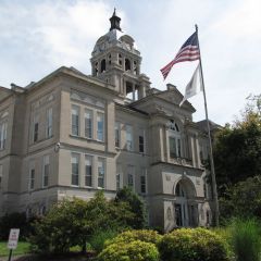 The Woodford County Courthouse was built in Eureka in 1897 for $90,000.