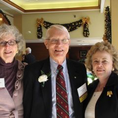 ISBA Past President Irene Bahr (left) with Distinguished Counsellor Arthur W. Fedder and his wife Elizabeth