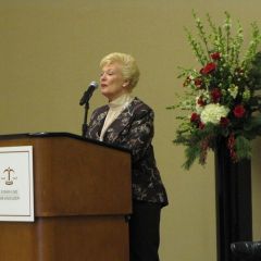 ISBA Past President Carole K. Bellows spoke for the Class.