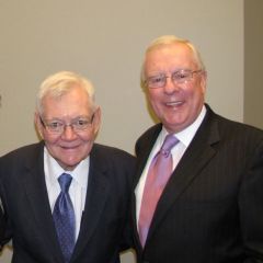 Chief Justice Thomas Fitzgerald with ISBA President O'Brien