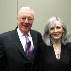 ISBA President John O'Brien with 81-year-old new admittee Agnes Prindiville