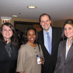 ISBA Secretary Mark Wojcik with other bar association leaders 