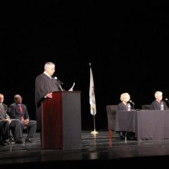 Illinois Appellate Justice Thomas R. Appleton presents the motion to admit the class.