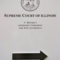 This way to the admission ceremony.