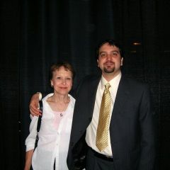 New admittee Patrick Mills with his mother Carol. Mr. Mills will be practicing in Chicago.