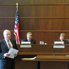 ISBA Immediate Past President John O'Brien delivers his remarks