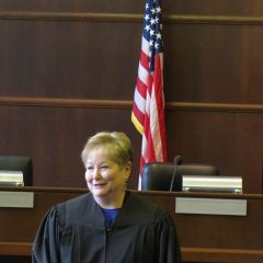 Judge Schleifer speaks after being sworn-in