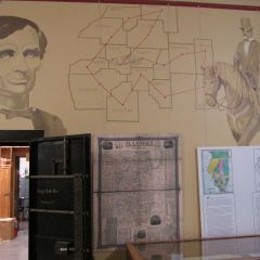 A wall dedicated to our 16th President in the "Lincoln Wing"