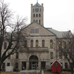 The Christian County Courthouse was built in Taylorville in 1902 for $100,535.80.