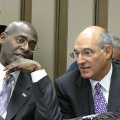 Speaker Martin Greene and President-elect Hassakis