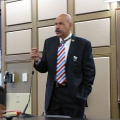 Judge William Hooks delivers the keynote address.