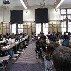The Law Day Luncheon reached overflow capacity in the John Marshall Law School lecture hall.