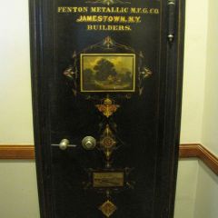 One of 3 original wall safes in the courthouse.