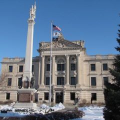 The DeKalb County Courthouse was built in 1904 at 133 W. State in Sycamore.