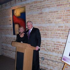 President O'Brien and his wife, Karen