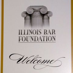 IBF welcome sign