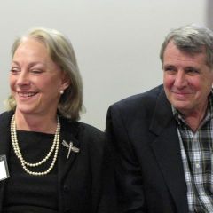 Newlyweds Pat Ballwin and Thomas Polachek