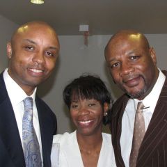 IBF President Vince Cornelius enjoys the evening with friends.