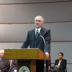 ISBA Past President Tim Eaton served as MC