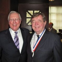 ISBA President John O'Brien and Justice Miller