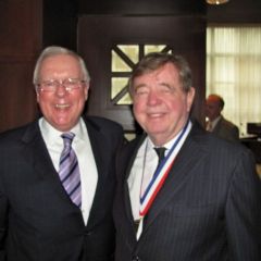 ISBA President John O'Brien and Justice Miller