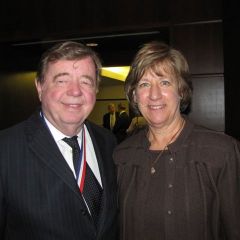 Justice Miller and ISBA Board of Governors member Judge Naomi Schuster
