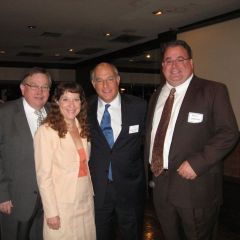 Russell Scott, Board of Governors, Julie Katz, Law Day Co-Chair, ISBA President-elect Mark Hassakis, and Kevin Hoerner, Vice President of St. Clair County Bar Association.