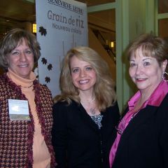 ISBA Board of Governors member Naomi Schuster, Michele Jochner and Andy Schleifer