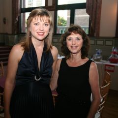 YLD Chair Kelley Gandurski with ISBA YLD liaison Janet Sosin