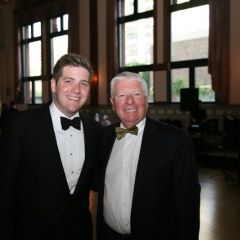 Michael Sosin with his father, David Sosin