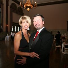 ISBA Board of Governors member Dion Davi with his wife, Kelly