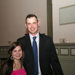 YLD Council member Meghan O'Brien with her husband, Chris Faust