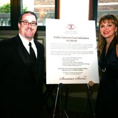 Michael Bergmann and YLD Chair Kelley Gandurski