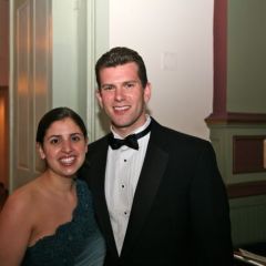 Caroline Schoenbeck with her husband, YLD Council member George Schoenbeck