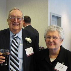 Distinguished Counsellor Ed Fleming of Downers Grove with his wife, Rose