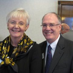 Theis and Thies: Illinois Supreme Court Justice Mary Jane Theis and ISBA President-elect John E. Thies